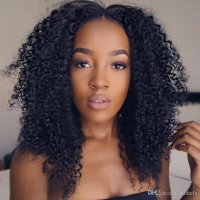 Glue A Curly Weave Hairstyle