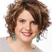 Short Hairstyles For Thin Curly Hair Round Face