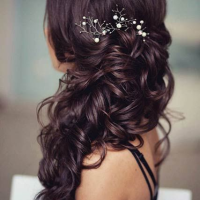 Prom Hairstyles To The Side Curly