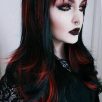 Long Gothic Hairstyles