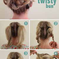 Shoulder Length Beginner Easy Updo Hairstyles