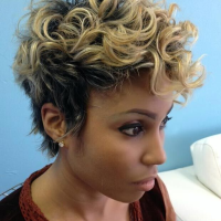 Short Blonde Curly Hairstyles 2019