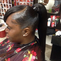 African American Black Ponytail Hairstyles