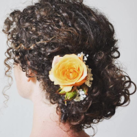 Wedding Party Hairstyles For Curly Hair