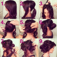 Step By Step Hairstyles For Curly Hair