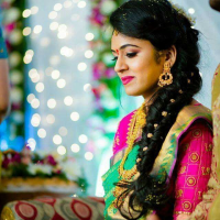 Sneha Wedding Hairstyle