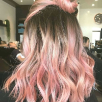 Ombre Cute Pink Hairstyles