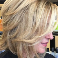 Medium Length Layered Hairstyles For Women Over 50