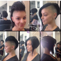 Puffy Undercut Hairstyle