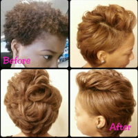 Blowout Hairstyles For Short Natural Hair