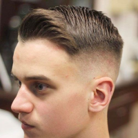 Mens Short Hairstyles Comb Over