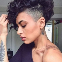 Undercut Hairstyles For Curly Hair Women