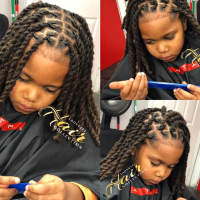 Twist Hairstyles For Black Boy Toddlers With Long Hair