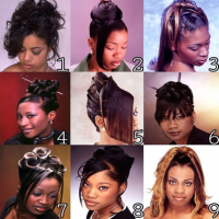 Ponytail Updo 90s Black Hairstyles