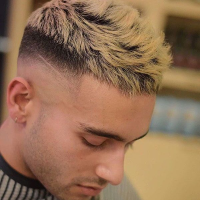 Mens Hairstyles Blonde Highlights