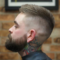 Best Hairstyle With Short Beard