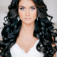 Loose Curl Wedding Hairstyles For Long Hair