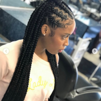 Half Up Half Down Braided Hairstyles For Black Hair