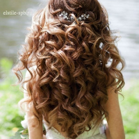 Wedding Hairstyles For Curly Hair Half Up