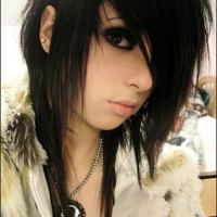 Black Short Emo Hairstyles