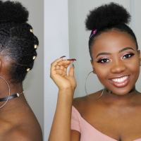 Cute 4c Natural Hairstyles