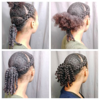 Natural Hairstyles After Washing