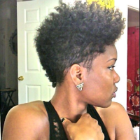 Tapered Natural Black Hairstyles