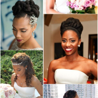 Short Wedding Hairstyles For Black Bridesmaids