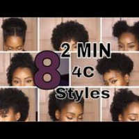 Cute Natural Hairstyles For Short 4c Hair