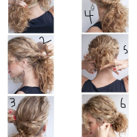 Easy Hairstyle Tutorials For Curly Hair