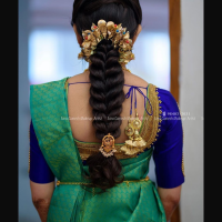 French Plait Hairstyles For Indian Weddings