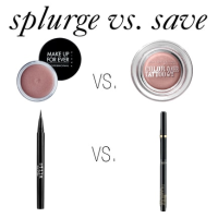 Splurge vs. Save: Eyeliner and Eyeshadow