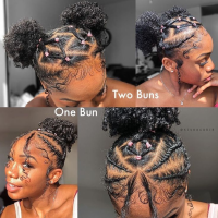 Cute Natural Hairstyles For Short Hair With Rubber Bands