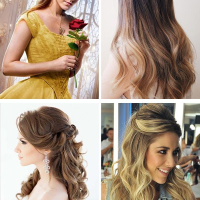 Princess Belle Hairstyle For Long Hair