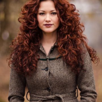 Curly Red Hairstyles For Medium Length Hair