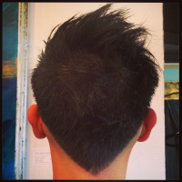 Men's V Cut Hairstyle