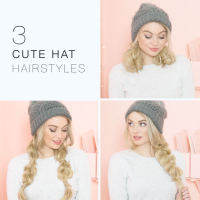 Cute Hairstyles For Winter Hats