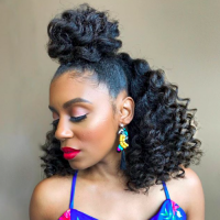 Natural Black Hairstyles For Medium Hair