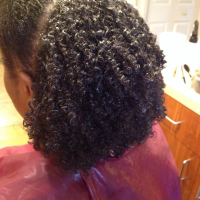 Wet Natural Hairstyles