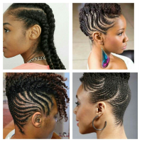 Cute Hairstyles For Natural Hair Cornrow