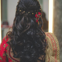 Long Hairstyles For Indian Wedding