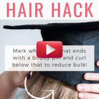 Graduation Hairstyles For Short Hair With Cap