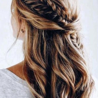 Fish Braid Wedding Hairstyles