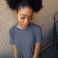 Black Puff Hairstyles