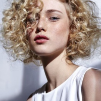 Curly Blonde Short Hairstyles