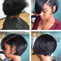 Neck Length Short Bob Haircuts Neck Length Short Hairstyles For Black Women