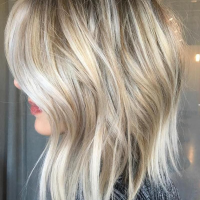 Blonde Razor Cut Hairstyles