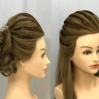 Hairstyle With Puff For Wedding