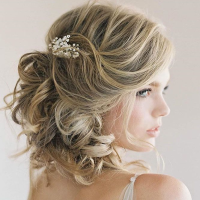 Curly Wedding Hairstyles For Very Short Hair