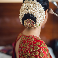 Wedding Bun Hairstyles Indian